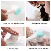 Cepillo Limpiador Facial Doble Cara