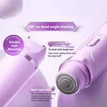 epiladora Facial y Corporal 2 en 1